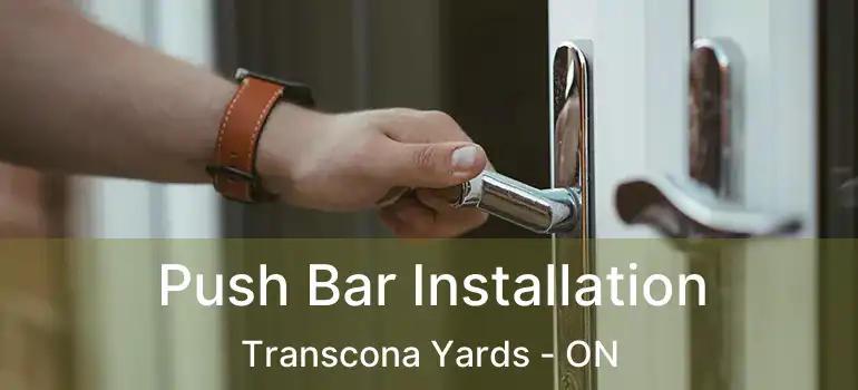  Push Bar Installation Transcona Yards - ON