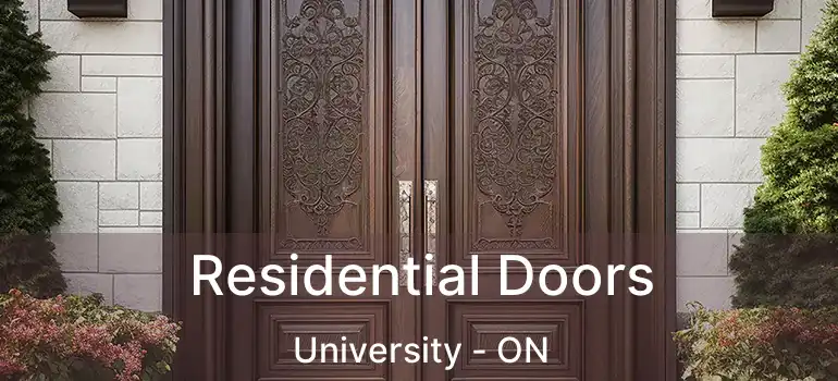  Residential Doors University - ON