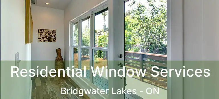  Residential Window Services Bridgwater Lakes - ON