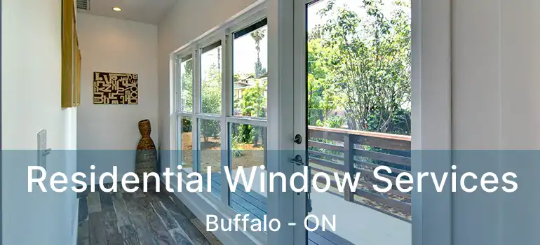  Residential Window Services Buffalo - ON