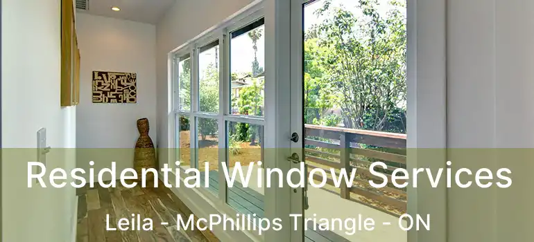  Residential Window Services Leila - McPhillips Triangle - ON