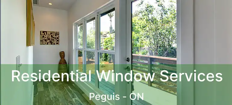  Residential Window Services Peguis - ON
