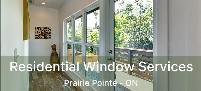  Residential Window Services Prairie Pointe - ON