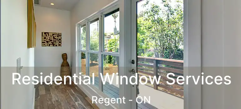  Residential Window Services Regent - ON