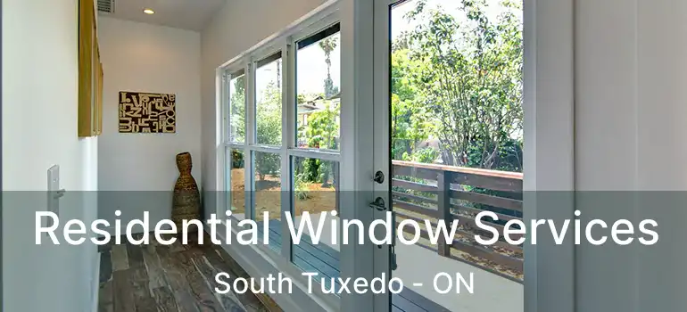  Residential Window Services South Tuxedo - ON