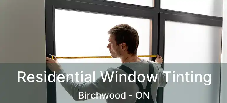  Residential Window Tinting Birchwood - ON
