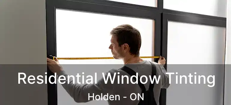  Residential Window Tinting Holden - ON