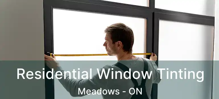  Residential Window Tinting Meadows - ON
