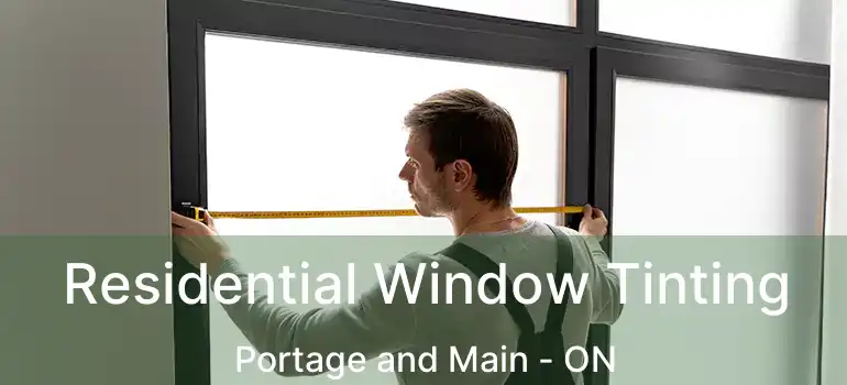 Residential Window Tinting Portage and Main - ON