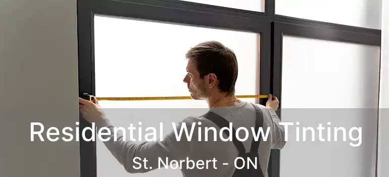  Residential Window Tinting St. Norbert - ON