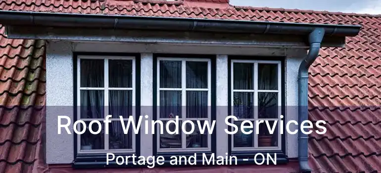  Roof Window Services Portage and Main - ON