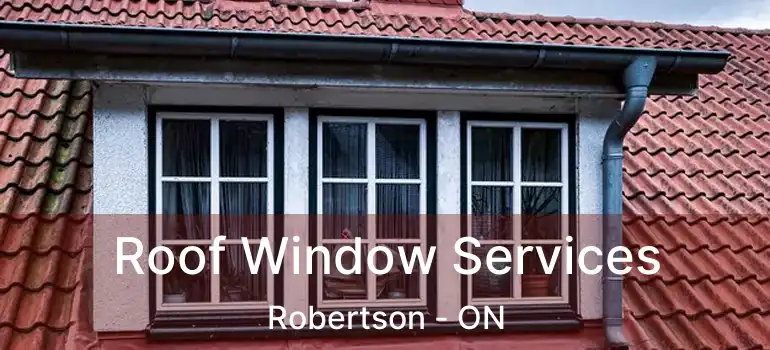  Roof Window Services Robertson - ON
