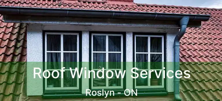  Roof Window Services Roslyn - ON