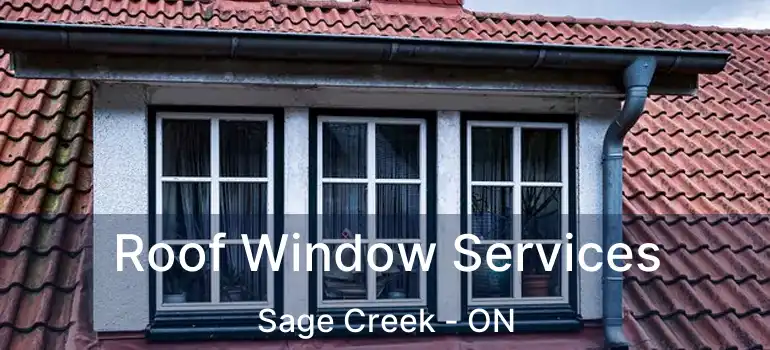  Roof Window Services Sage Creek - ON