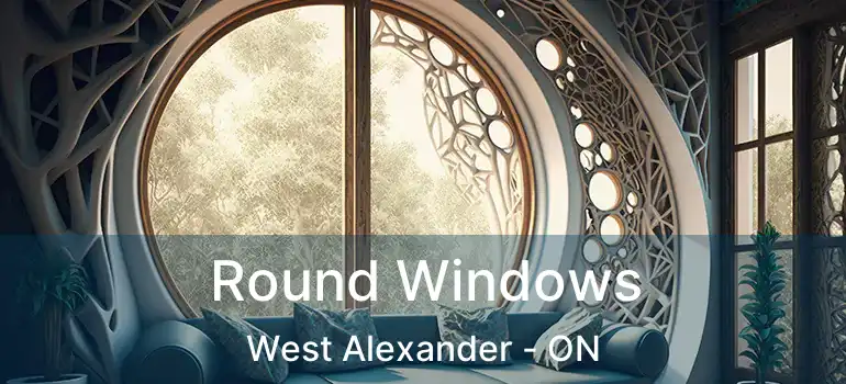  Round Windows West Alexander - ON
