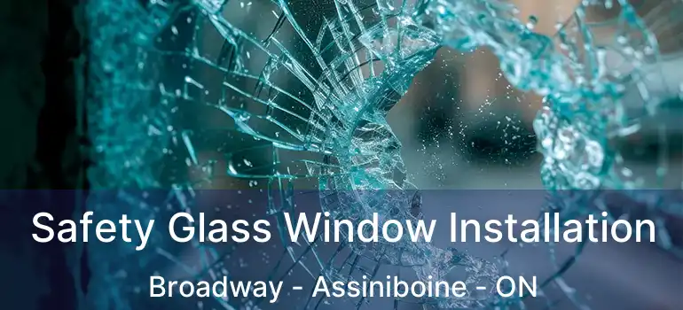  Safety Glass Window Installation Broadway - Assiniboine - ON