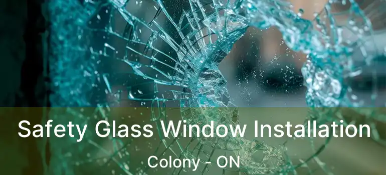  Safety Glass Window Installation Colony - ON