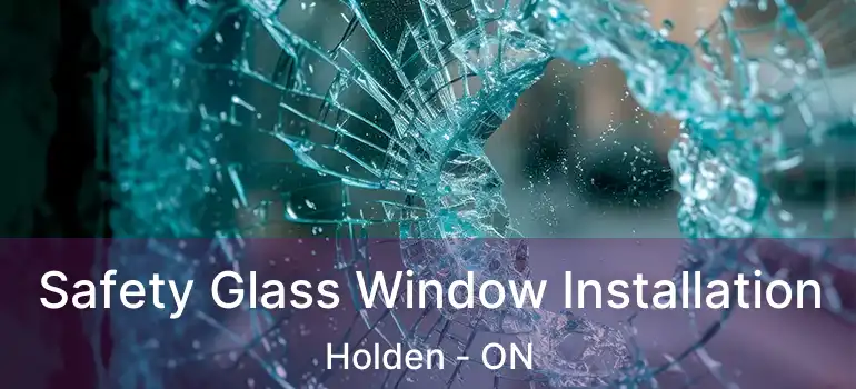  Safety Glass Window Installation Holden - ON