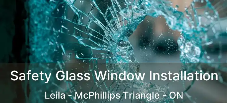  Safety Glass Window Installation Leila - McPhillips Triangle - ON