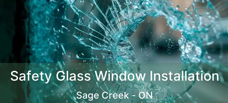  Safety Glass Window Installation Sage Creek - ON