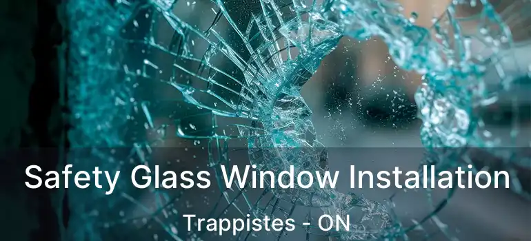  Safety Glass Window Installation Trappistes - ON