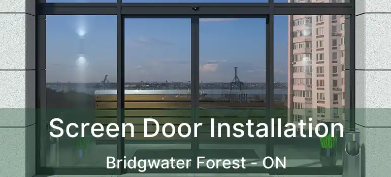  Screen Door Installation Bridgwater Forest - ON