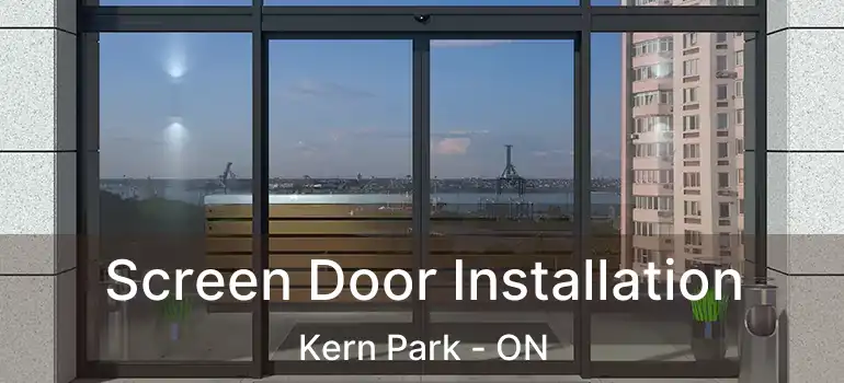  Screen Door Installation Kern Park - ON