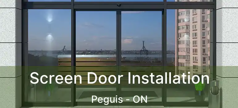  Screen Door Installation Peguis - ON