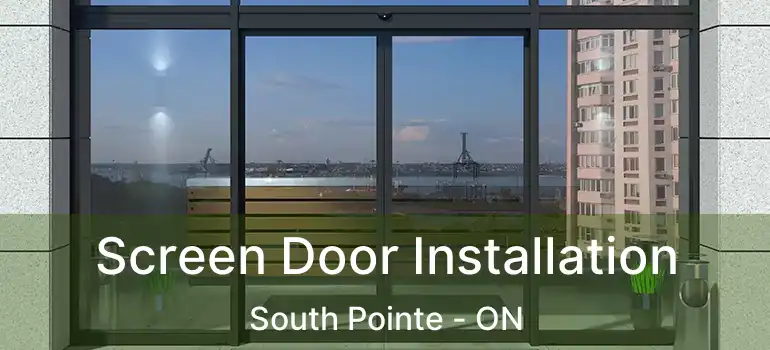  Screen Door Installation South Pointe - ON