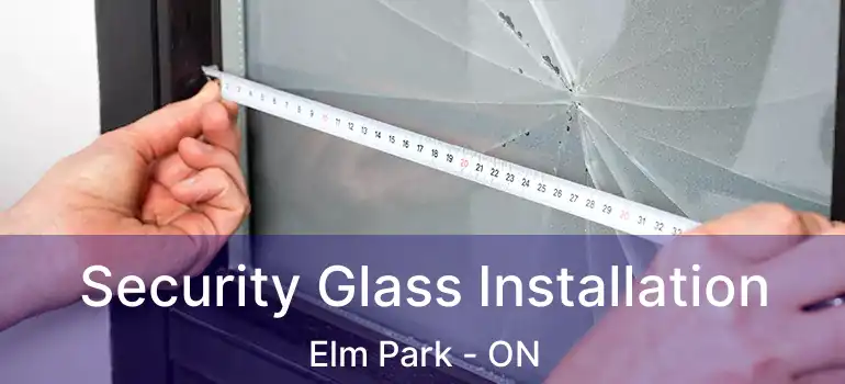  Security Glass Installation Elm Park - ON