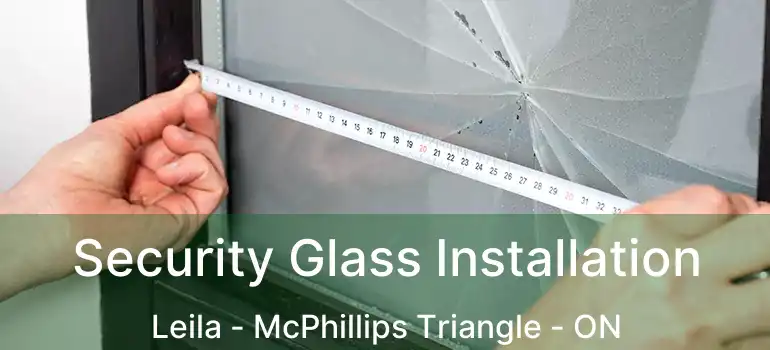  Security Glass Installation Leila - McPhillips Triangle - ON