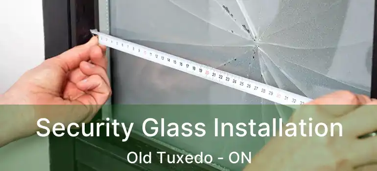  Security Glass Installation Old Tuxedo - ON