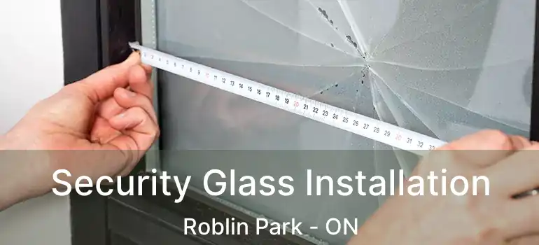  Security Glass Installation Roblin Park - ON