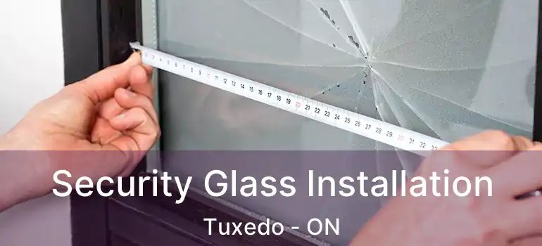  Security Glass Installation Tuxedo - ON