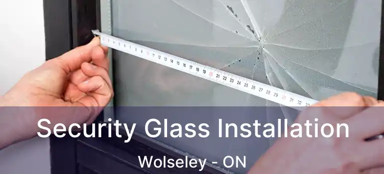  Security Glass Installation Wolseley - ON