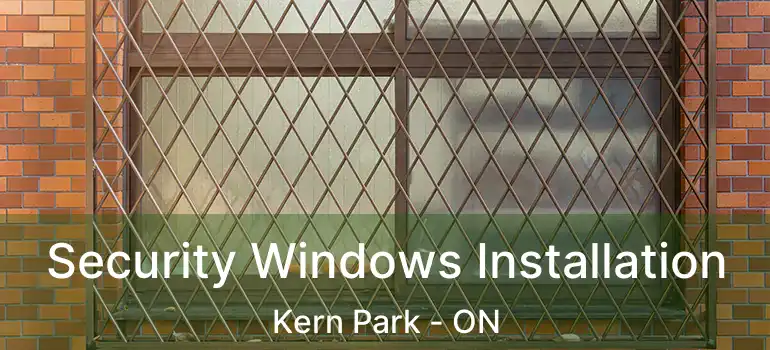  Security Windows Installation Kern Park - ON
