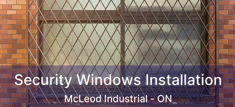  Security Windows Installation McLeod Industrial - ON