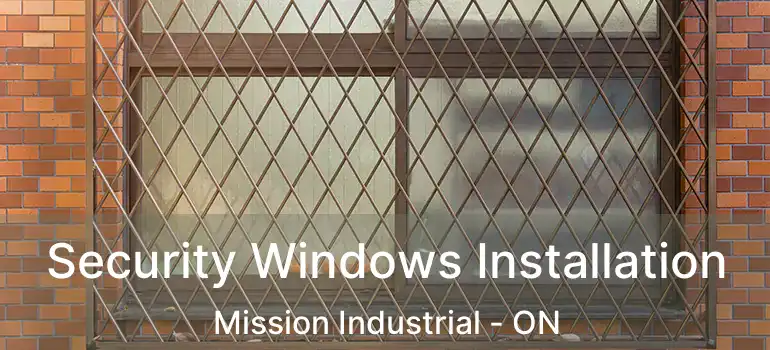  Security Windows Installation Mission Industrial - ON