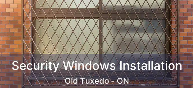  Security Windows Installation Old Tuxedo - ON