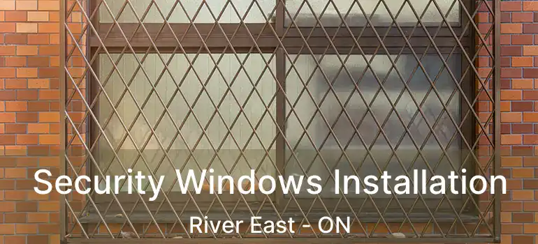  Security Windows Installation River East - ON