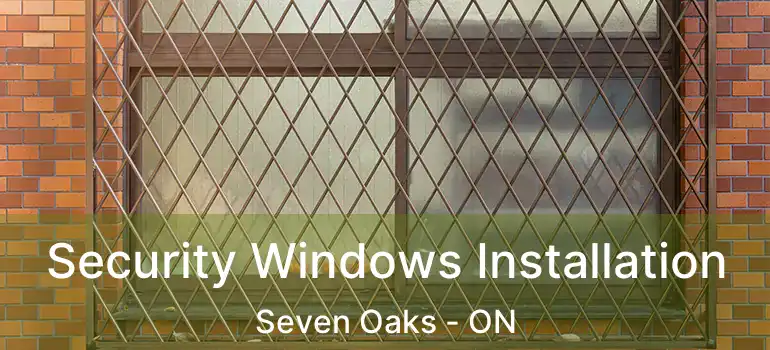  Security Windows Installation Seven Oaks - ON