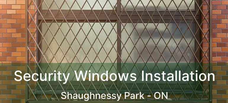  Security Windows Installation Shaughnessy Park - ON