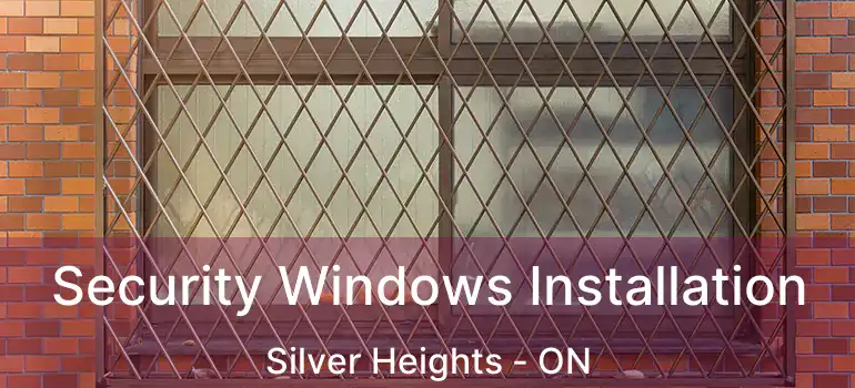  Security Windows Installation Silver Heights - ON
