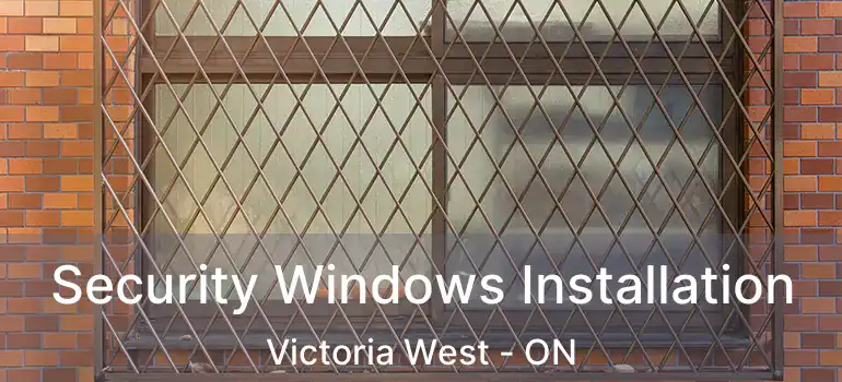  Security Windows Installation Victoria West - ON