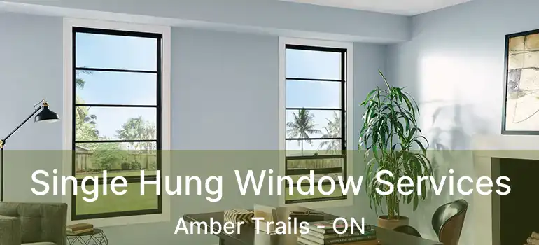  Single Hung Window Services Amber Trails - ON