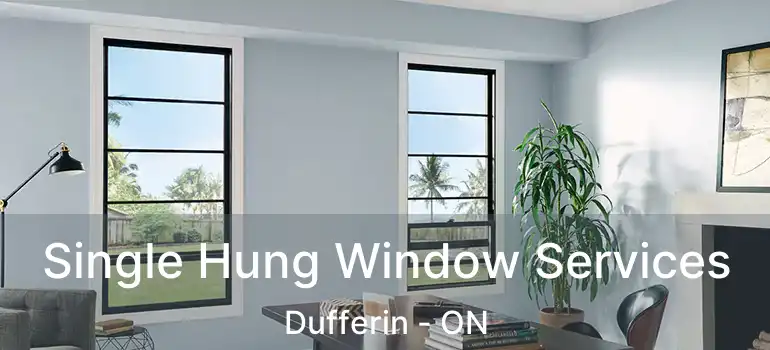  Single Hung Window Services Dufferin - ON