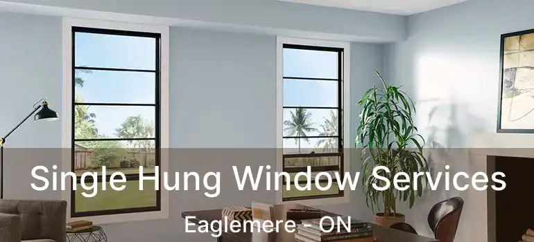  Single Hung Window Services Eaglemere - ON