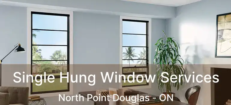  Single Hung Window Services North Point Douglas - ON