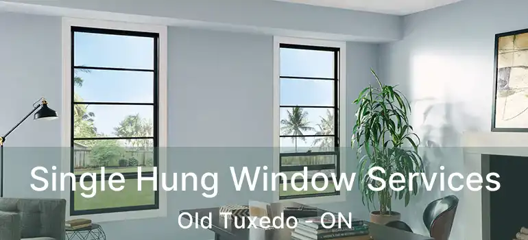  Single Hung Window Services Old Tuxedo - ON