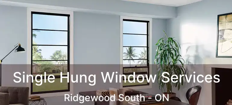  Single Hung Window Services Ridgewood South - ON